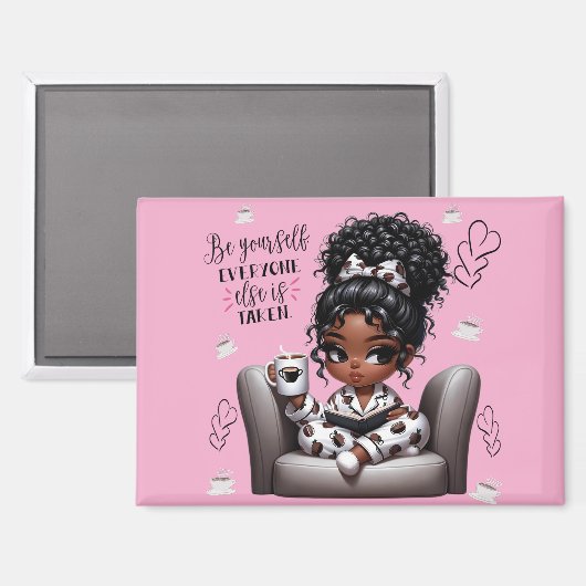 Nicole wees jezelf magneet (Voorkant / Achterkant)