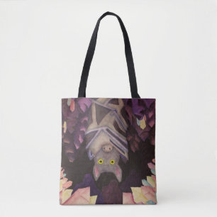 Nicole's vleermuisontwerp.  tote bag