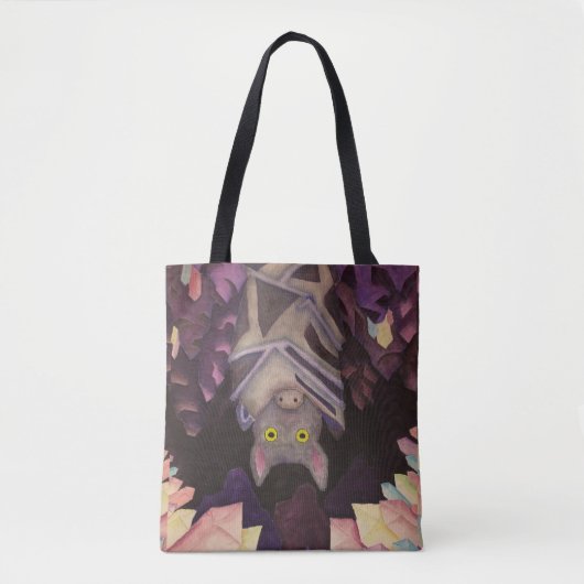 Nicole's vleermuisontwerp.  tote bag (Voorkant)