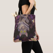 Nicole's vleermuisontwerp.  tote bag (Dichtbij)