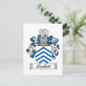Nicoletti Family Crest Briefkaart (Staand voorkant)