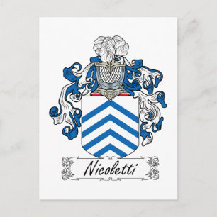 Nicoletti Family Crest Briefkaart