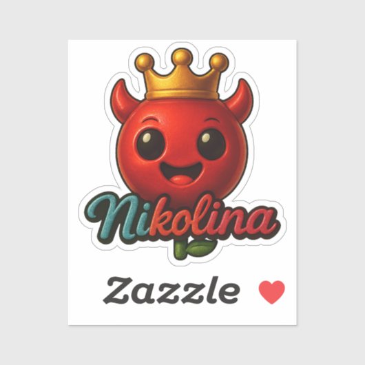 Nicolina Cute Devil 1 Sticker (Vel)