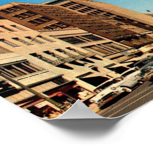 Nicollet Ave., Minneapolis, Minnesota  Poster (Hoek)