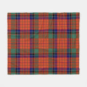 Nicolson Ancient Plaid Fleece Deken (Voorkant (Horizontaal))
