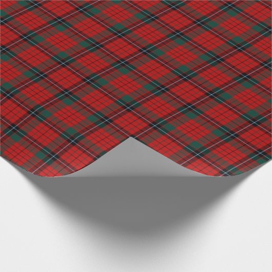Nicolson Clan Tartan Cadeaupapier (Hoek)