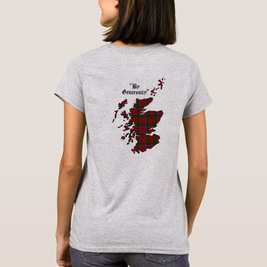 Nicolson Clan Vrouwen T-shirt (Achterkant)