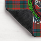 Nicolson Scottish Clan Tartan & Crest Muismat (Hoek)