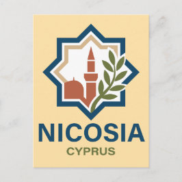 Nicosia Cyprus Middellandse Zee Briefkaart
