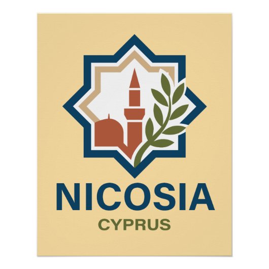 Nicosia Cyprus Middellandse Zee Perfect Poster (Voorkant)