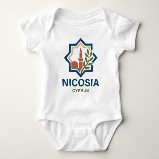 Nicosia Cyprus Middellandse Zee Romper (Voorkant)