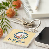 Nicosia Cyprus Middellandse Zee Sleutelhanger (Voorkant Rechts)
