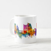 Nicosia Cyprus Skyline Koffiemok (Voorkant links)