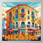 Nicosia, hoofdstad van Cyprus Poster (Voorkant)