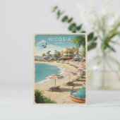 Nicosia, hoofdstad van Cyprus  souvenirgeschenken Briefkaart (Staand voorkant)