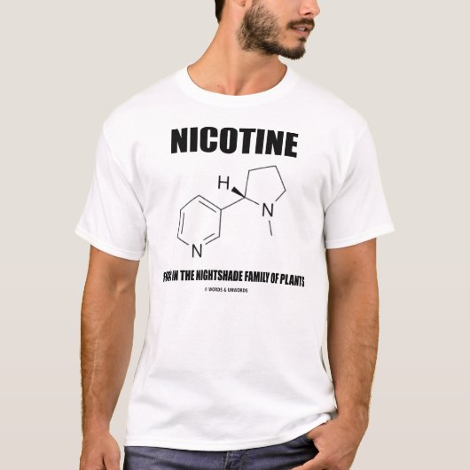 Nicotine gevonden in de familie Nightshade van Pla T-shirt (Voorkant)