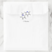 Nicotine Ronde Sticker (Tas)
