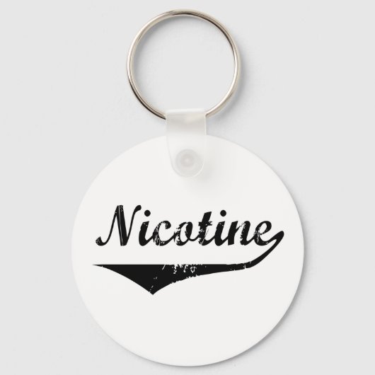 Nicotine Sleutelhanger (Voorkant)