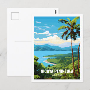 Nicoya Peninsula Costa Rica Beroemde Reisplaats Briefkaart