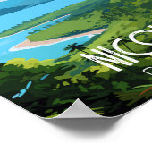 Nicoya Peninsula Costa Rica Beroemde Reisplaats Poster (Hoek)
