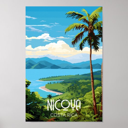 Nicoya Peninsula Costa Rica Beroemde Reisplaats Poster (Voorkant)