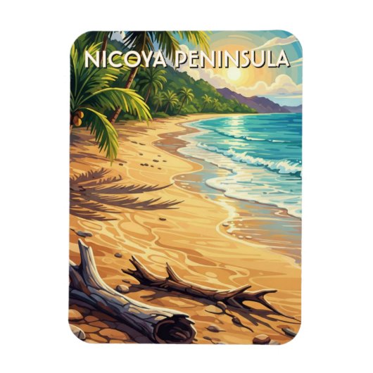 Nicoya Schiereiland Costa Rica Reizen Magneet (Verticaal)