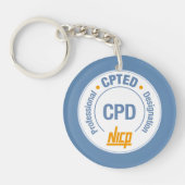 NICP CPD Logo Sleutelhanger (Voorkant)
