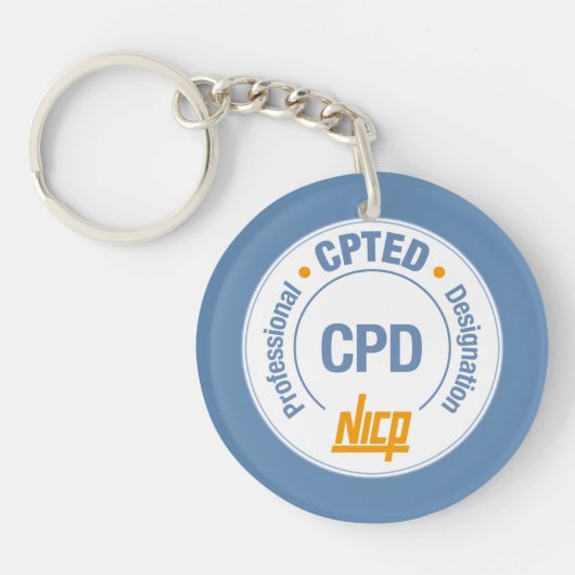 NICP CPD Logo Sleutelhanger (Voorkant)