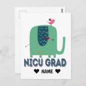 NICU Afstudeerder Elephant Briefkaart (Voorkant / Achterkant)