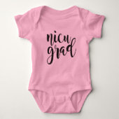 nicu afstudeerder onsie romper (Voorkant)