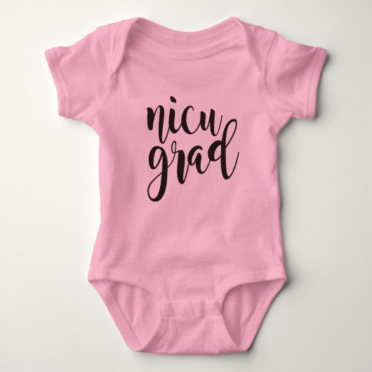 nicu afstudeerder onsie romper (Voorkant)