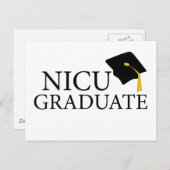 NICU Afstuderen Aankondigingskaart (Voorkant / Achterkant)