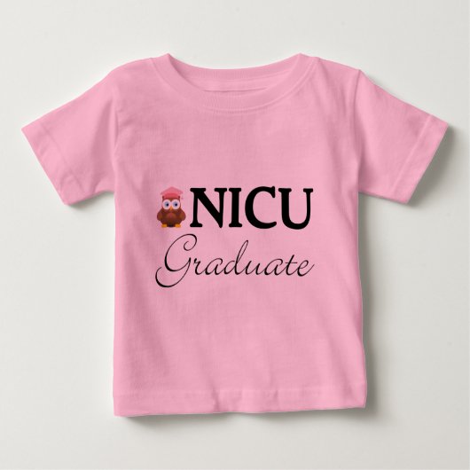 NICU Afstuderen Baby Girl Tshirt (Voorkant)