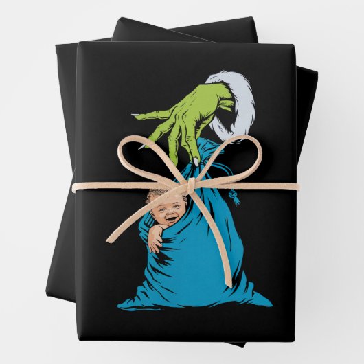 NICU Arbeidsbezorging Verpleegster Kerstman Kerstm Inpakpapier Vel (In situ)