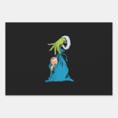 NICU Arbeidsbezorging Verpleegster Kerstman Kerstm Inpakpapier Vel (Voorkant)