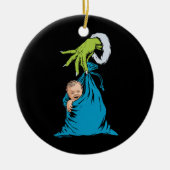 NICU Arbeidsbezorging Verpleegster Kerstman Kerstm Keramisch Ornament (Voorkant)