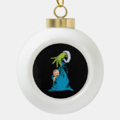 NICU Arbeidsbezorging Verpleegster Kerstman Kerstm Keramische Bal Ornament (Voorkant)