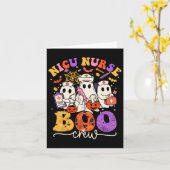 Nicu Boo Crew Kostuum Grappige Verpleegster Ghost  Kaart (Gele Bloem)