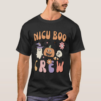 Nicu Boo Crew Schattigee Ghost Pumpkin Atal Nurse  T-shirt