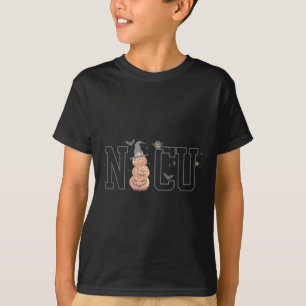 Nicu Boo Crew Spooky Pompoen Grappige NICU Verplee T-shirt