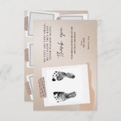 NICU Flat Hartelijk dank Bedankkaart (Voorkant / Achterkant)