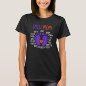 NICU Mam Facts Premature Birth Awareness Support G T-shirt (Voorkant)