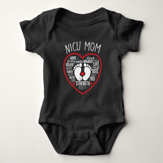 NICU Mam Preemie Bewustheid Romper (Voorkant)