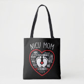 NICU Mam Preemie Bewustheid Tote Bag (Voorkant)