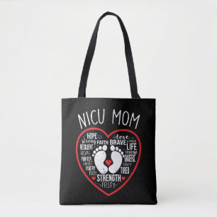 NICU Mam Preemie Bewustheid Tote Bag