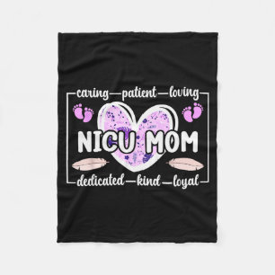 Nicu-moeder van Nicu-krijger Hart Micro-prematuur  Fleece Deken