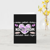 Nicu-moeder van Nicu-krijger Hart Micro-prematuur Kaart (Gele Bloem)
