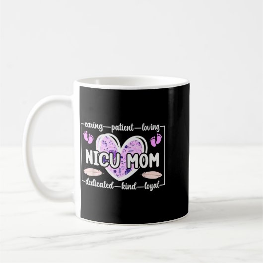 Nicu Mom Of Nicu Warrior Heart Micro Preemie Baby  Koffiemok (Links)