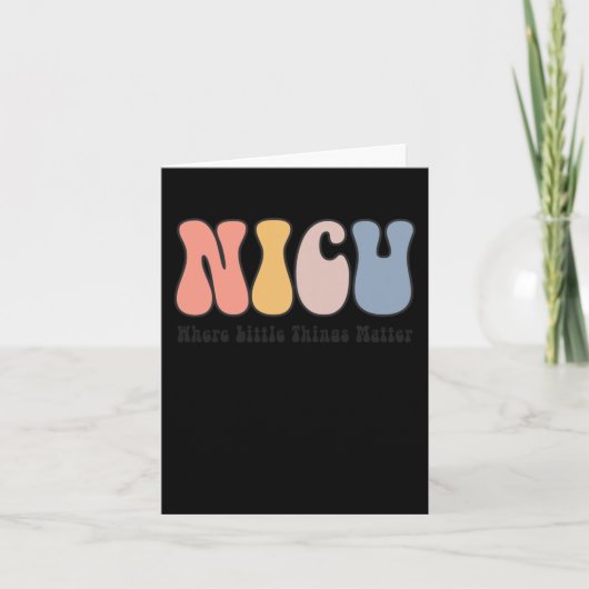 NICU - Neonatale Intensive Care Unit - Waar Kaart (Voorkant)