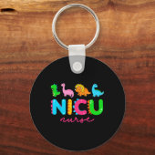 NICU Nurse Animal Nurse Appreciation Nicu Nurse Di Sleutelhanger (Achterkant)